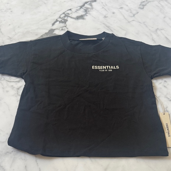 Essentials Fear of God Black Tee - Picture 1 of 5